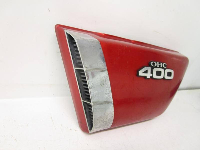 1/50 SK400 初期品 1975 75 Kawasaki KZ 400 Left Side Covers Red 36001-048-2K